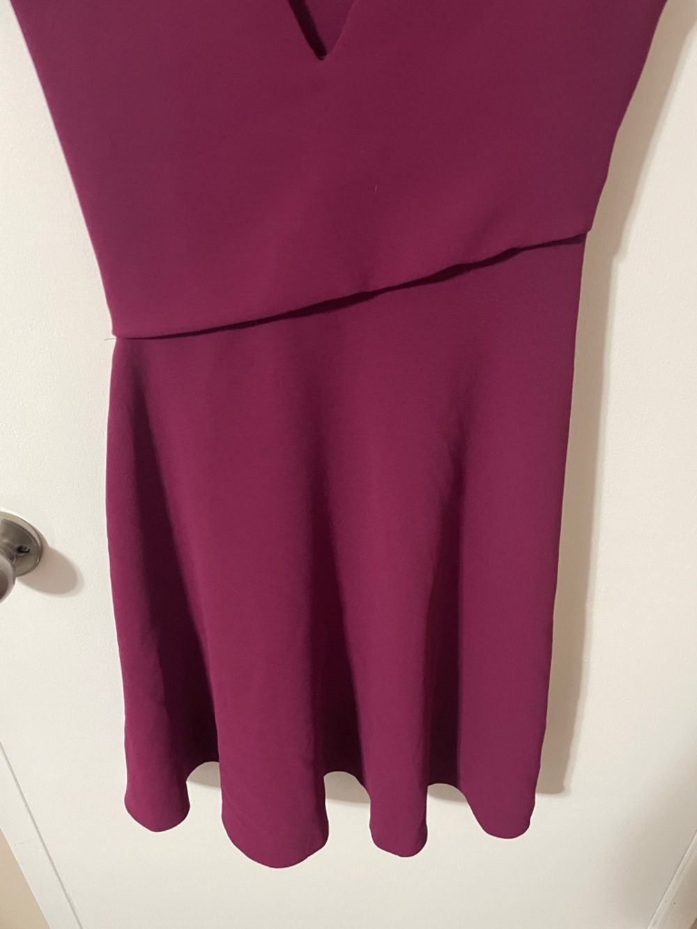 Reiss Marianne Wrap Front Dress in Berry Colour Size 0 - Picture 9 of 13
